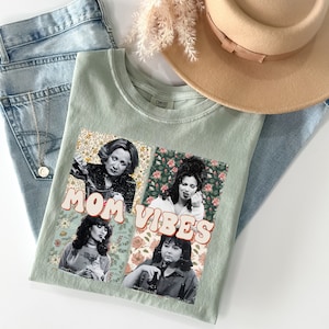 Mom Vibes Comfort Colors Shirt: Retro 90s Mom Tee