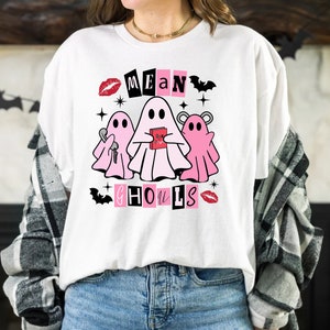 Comfort Colors Cute Ghost Coffee Halloween Shirt immagine 2