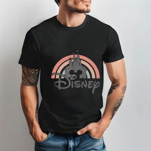 Disney Castle Rainbow Sweatshirt, Hoodies, Disneyland Trip Family Matching T-shirt, CPSIA safety standards image 5