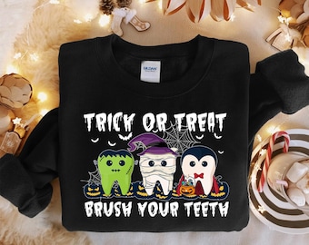 Halloween Dentist Shirt: Spooky Tooth Tee, Dental Hygienist Gift