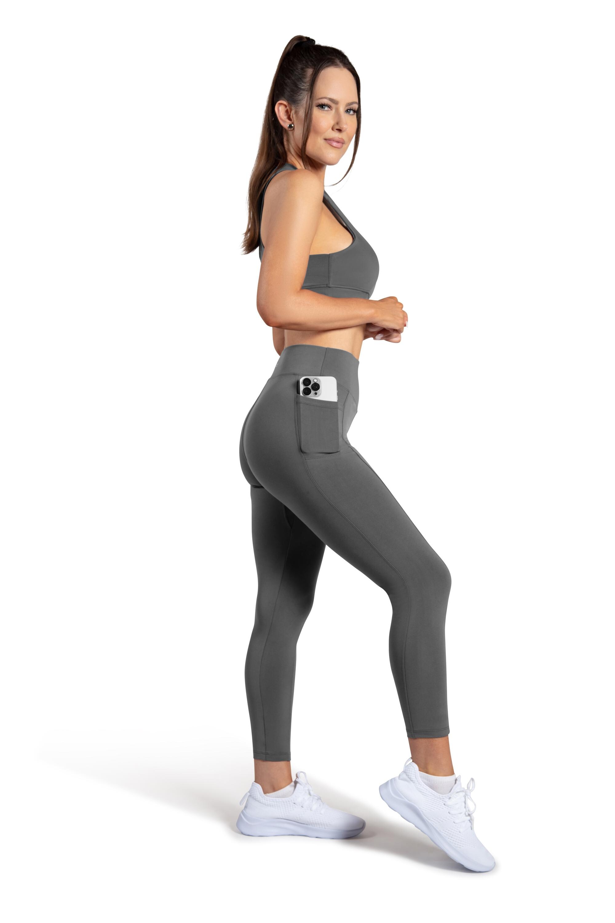 Elio High Waisted Workout Leggings With Pocket: Ultra Soft, Skin