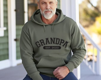 Personalized Grandpa Hoodie, Mama Sweatshirt, Retro Grandmother Gift, New Mom T-shirt