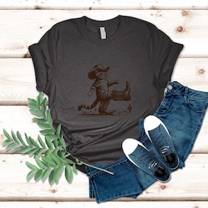 Comfort Colors Western Cat Shirt: Funny Cowboy Kitty Tee image 13