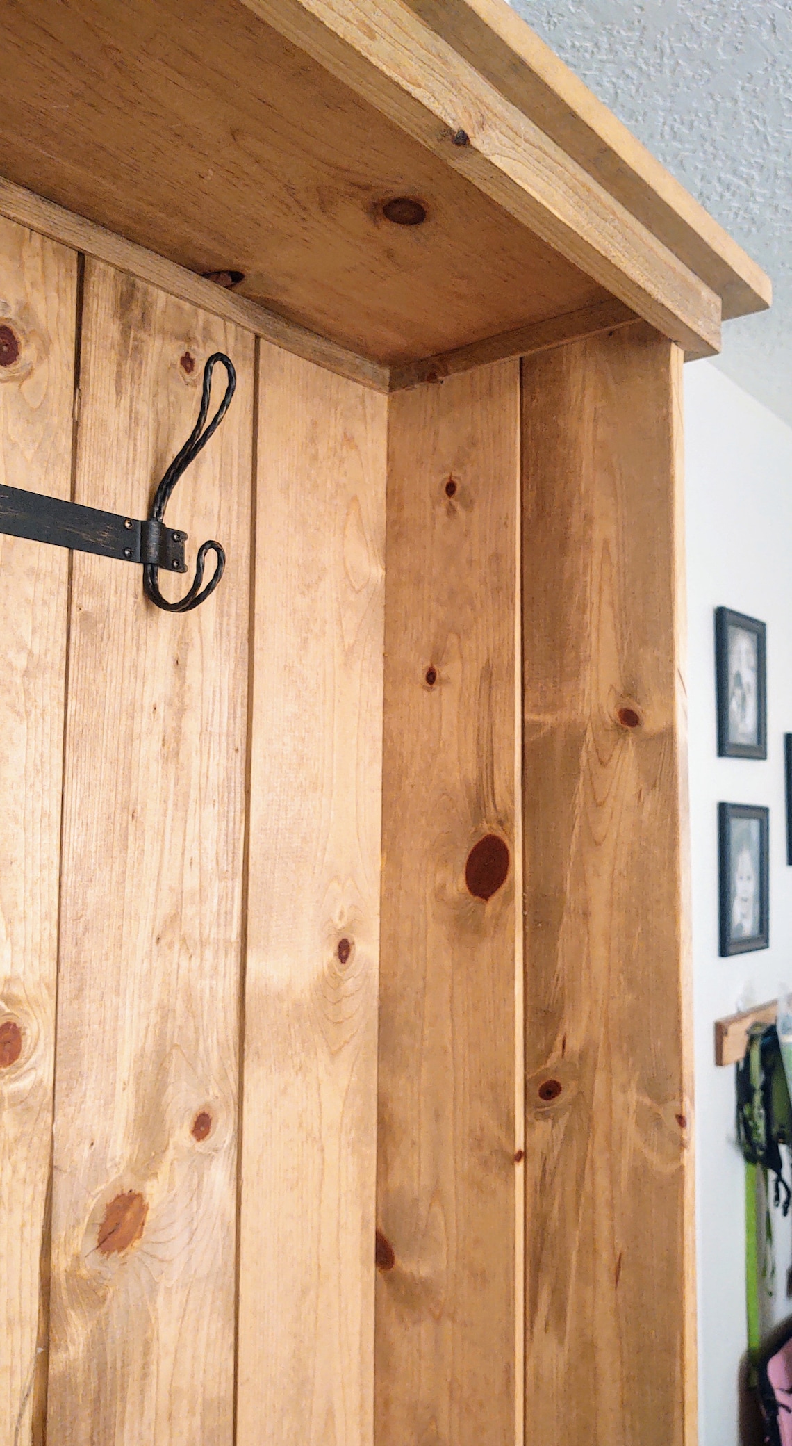 Rustic Farmhouse Hall Tree Etsy