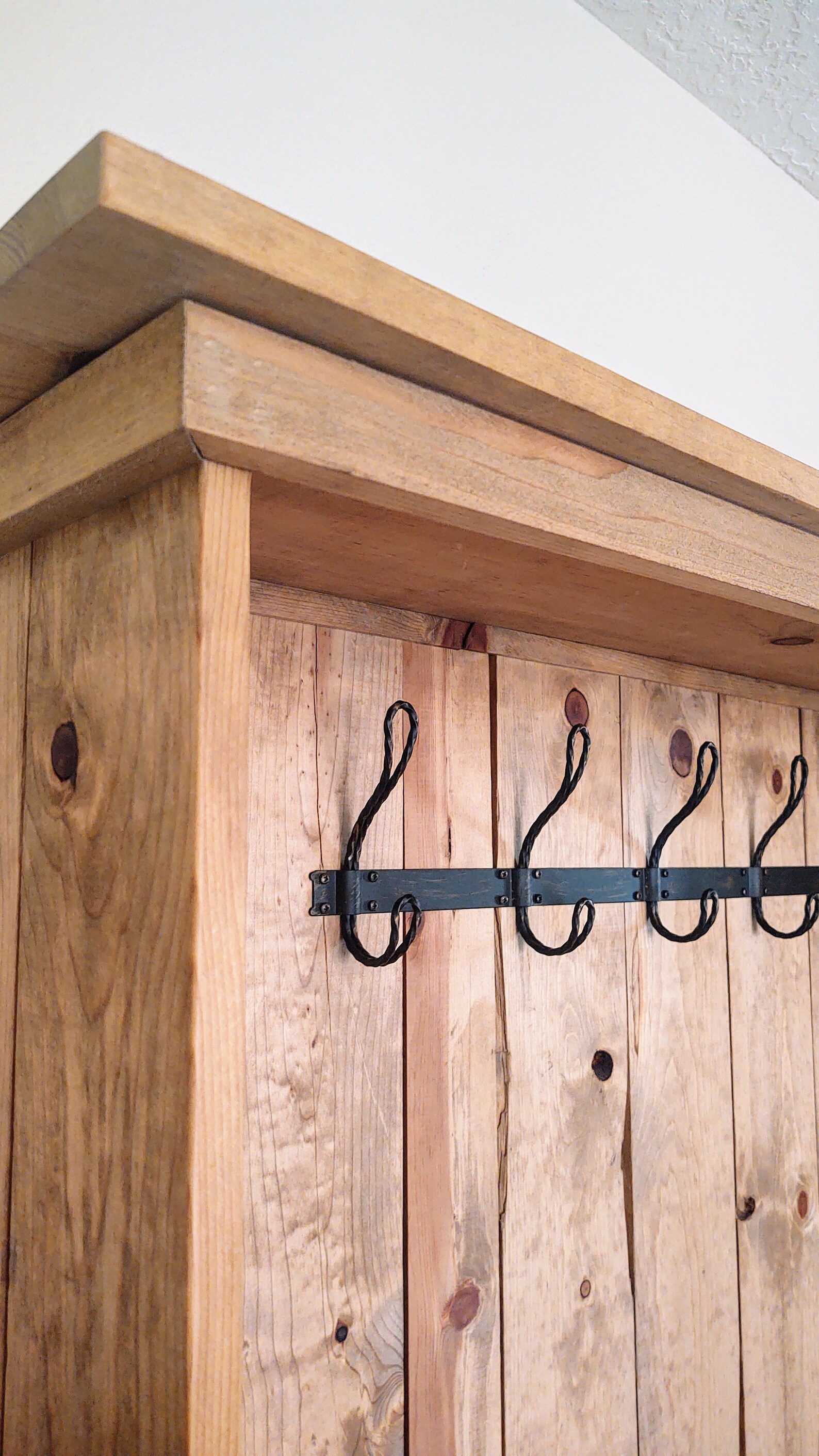 Rustic Farmhouse Hall Tree Etsy