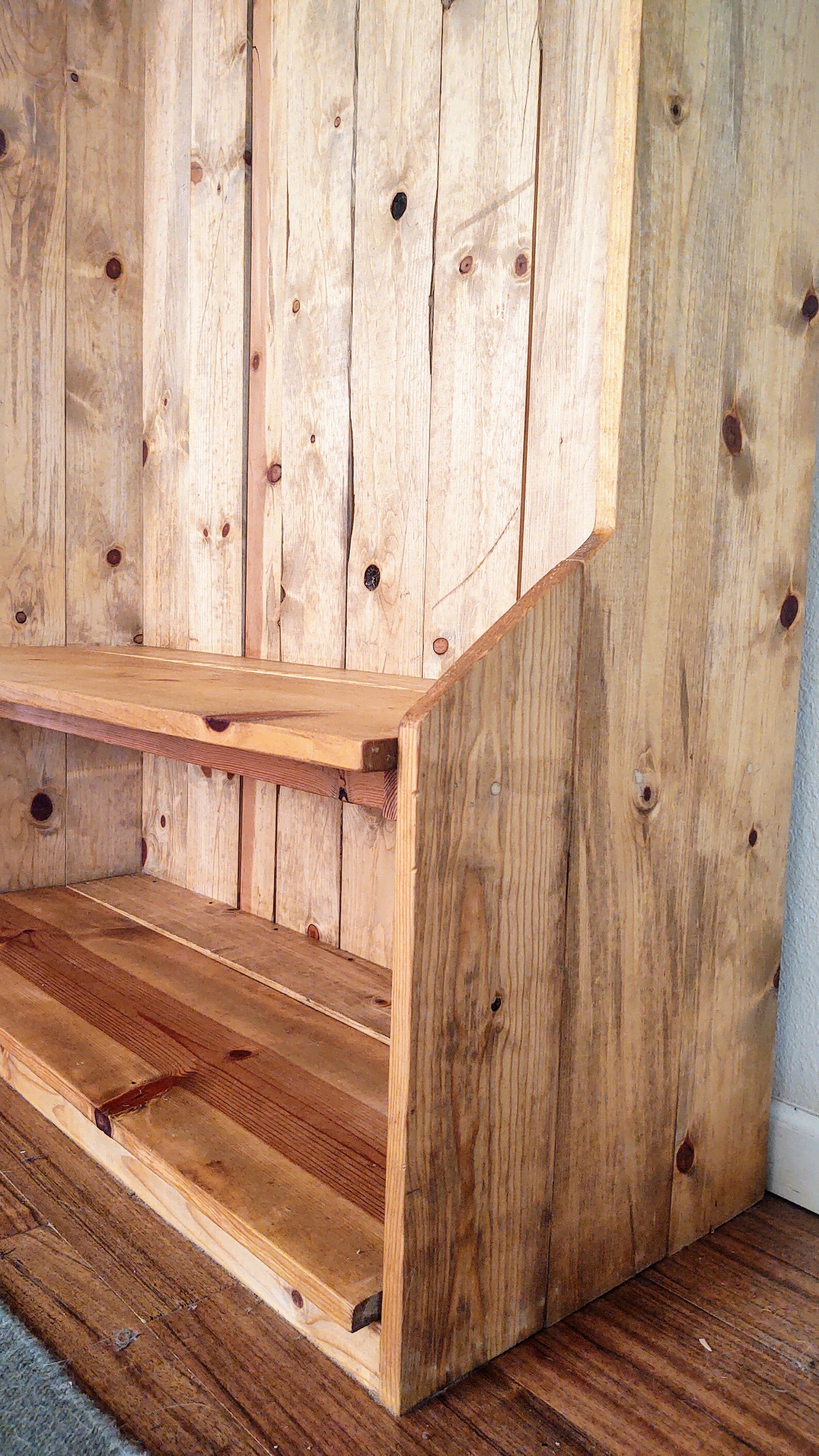 Rustic Farmhouse Hall Tree Etsy