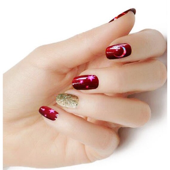Moon Glitter Holographic Nail Polish Set 14ml Silver Gold Rose Gold Costume Make Up main image 1