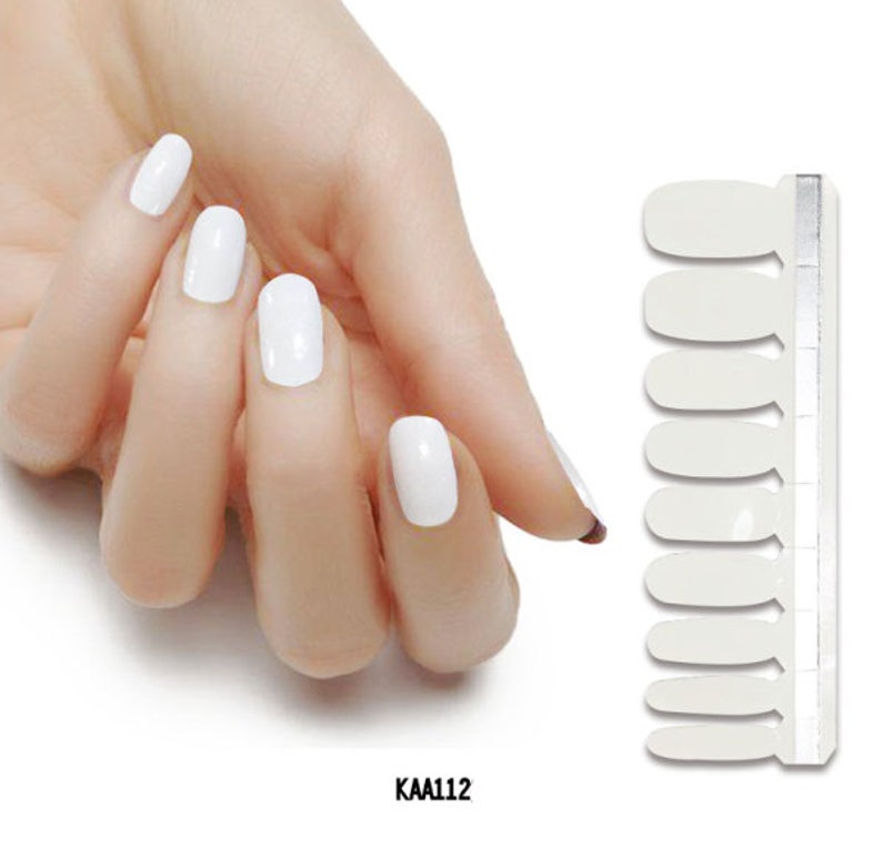 Clear transparent color overlay real nail polish KAA100 ...