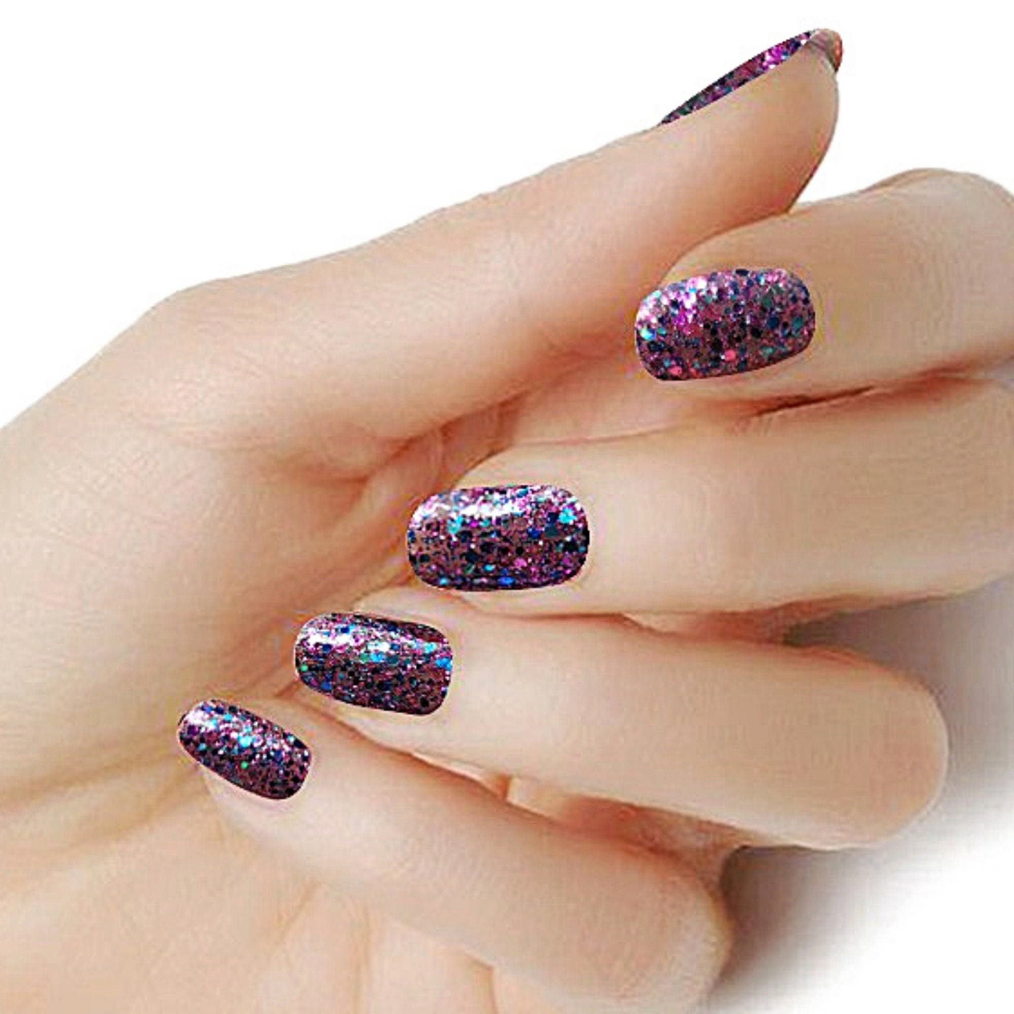 Purple Glitter Nail Strips Color Real Nail Polish Wraps M132 - Etsy Ireland Purple Glitter Nail Strips Color Real Nail Polish Wraps M132 - Etsy Ireland