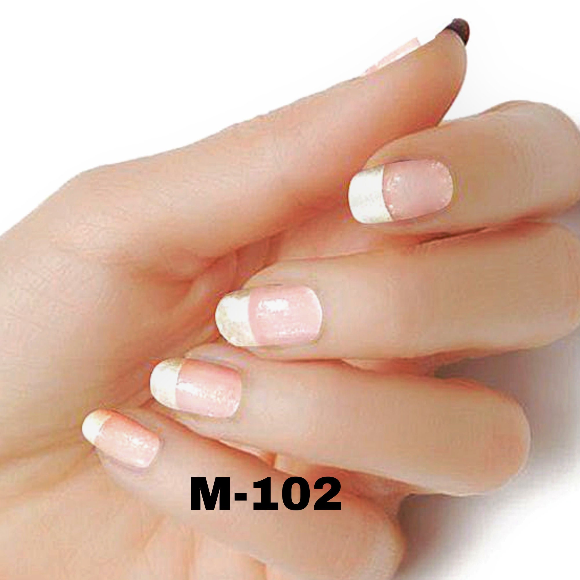 White French Tip Manicure Clear Overlay One Piece Color - Etsy White French Tip Manicure Clear Overlay One Piece Color - Etsy