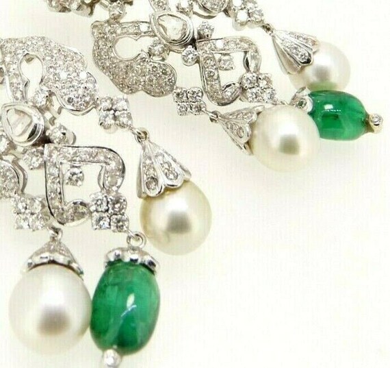 Orecchini da donna in oro massiccio, orecchini grossi da donna