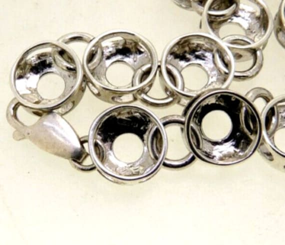 Vintage 70s Bracelet Made in Italy in 925 Silver - Etsy Hong Vintage 70s Bracelet Made in Italy in 925 Silver - Etsy Hong