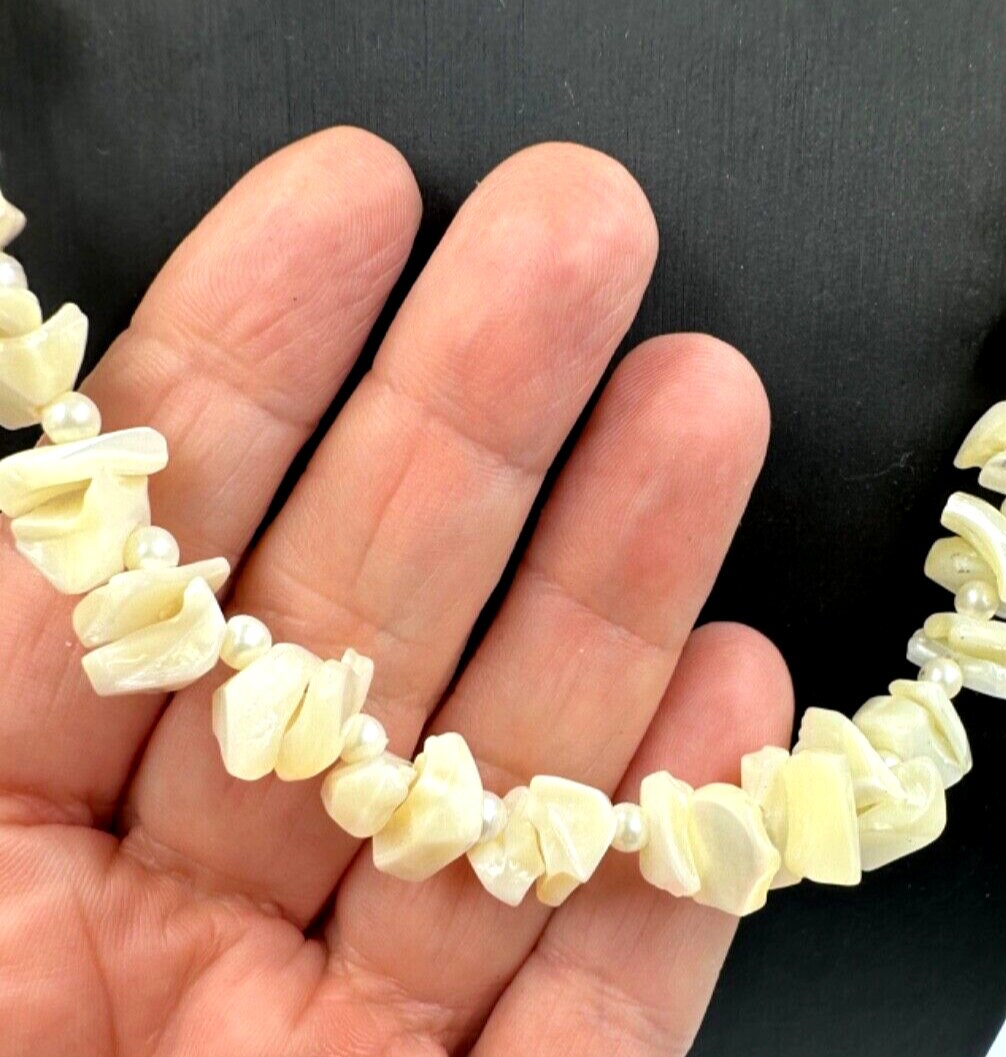 Collier Vintage Italien Des Années 60 - Multi-rangs Perles Rocaille Cuivrées - Longueur 45cm - Occasion