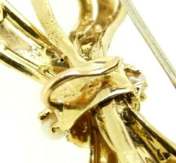 Italian bow-shaped brooch dating back to the 50s … - image 6