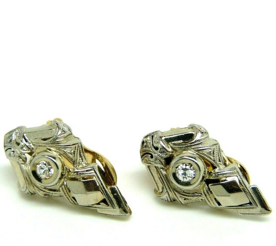 18kt Art Nouveau Art Nouveau Earrings from the 195