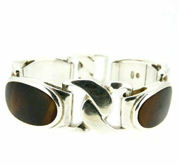 Vintage 80s Bracelet in Solid Silver 925 Made in Italy for - Etsy