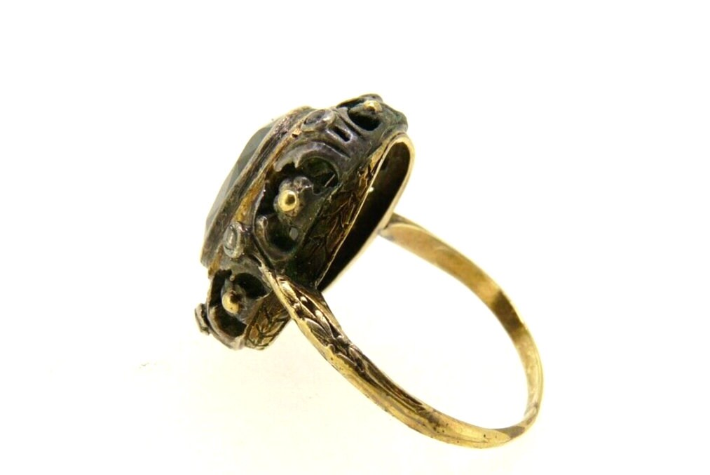 Early Twentieth Century Antique Ring in 18 Kt Solid Gold With - Etsy