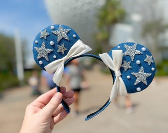 Denim Star Mouse Ears!