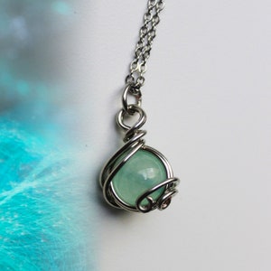 Final Fantasy VII Inspired Holy Materia Necklace - Handmade