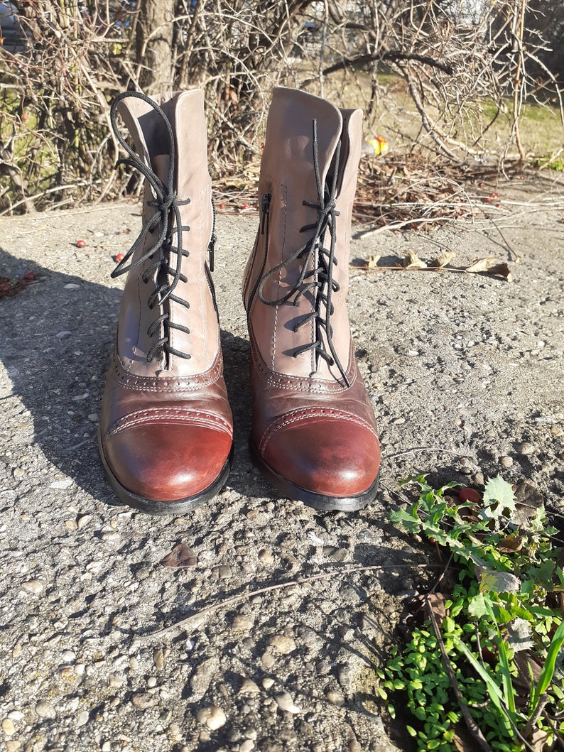 wingtip ankle boots