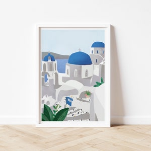 Konsttryck på Santorini: Grekisk ö-reseposter bild 8