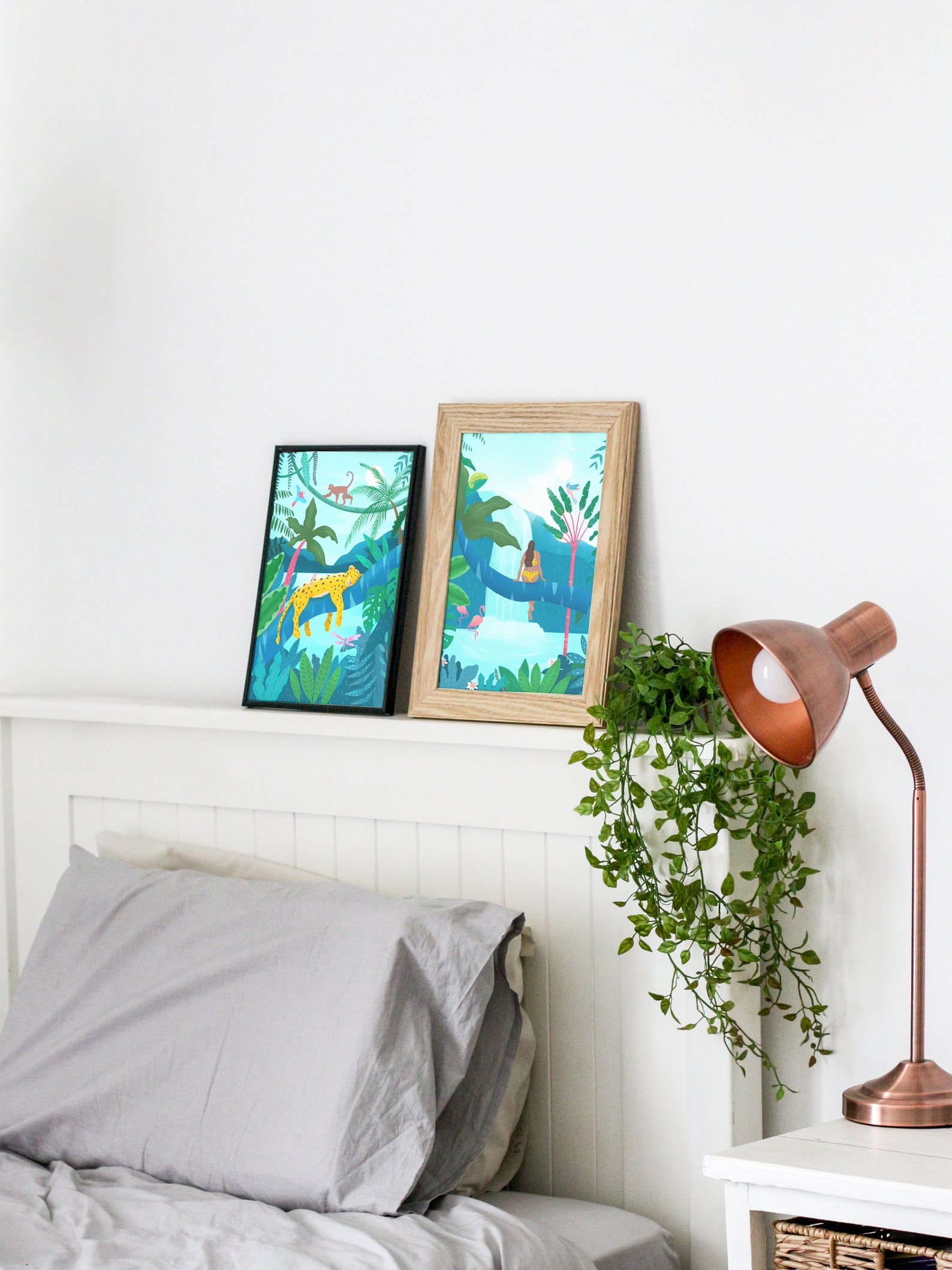 PRINTABLE Tropical Wall Art Print Set of 2 Botanical Etsy