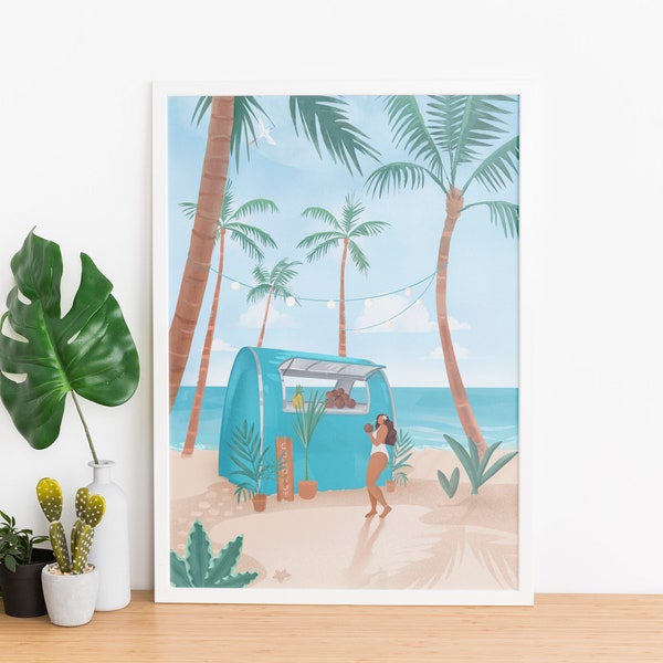 PRINTABLE, Bora Bora, Arte de la pared, Poster de viaje, Decoracion del hogar, decarga digital
