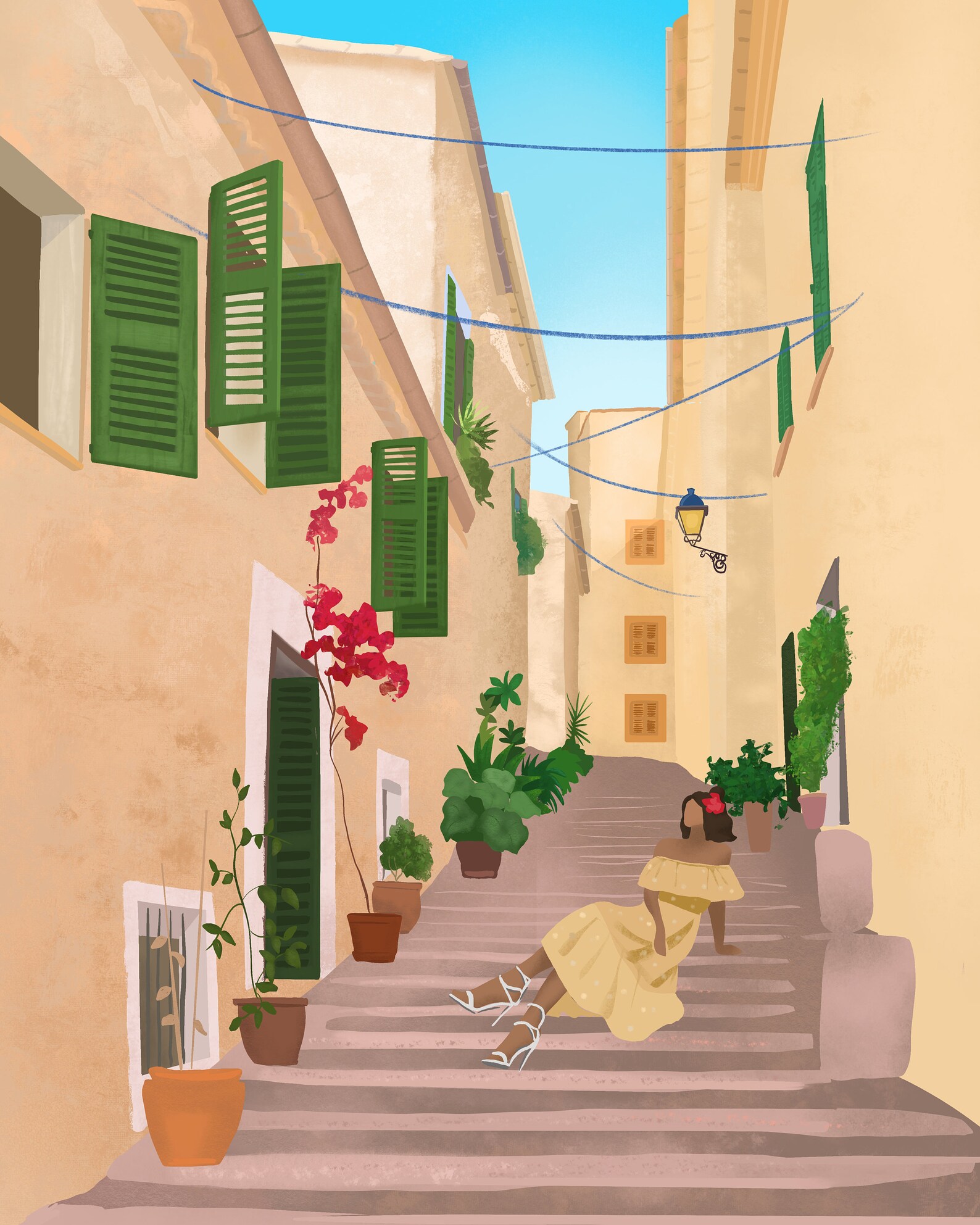 Palma de Mallorca Spain Wall Art Print Mallorca travel | Etsy