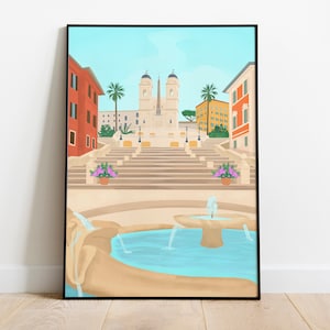Italia, arte de pared, Roma, cartel de viaje, arte imprimible, descargar arte, Tavel Italia, arte de destino, arte instantáneo