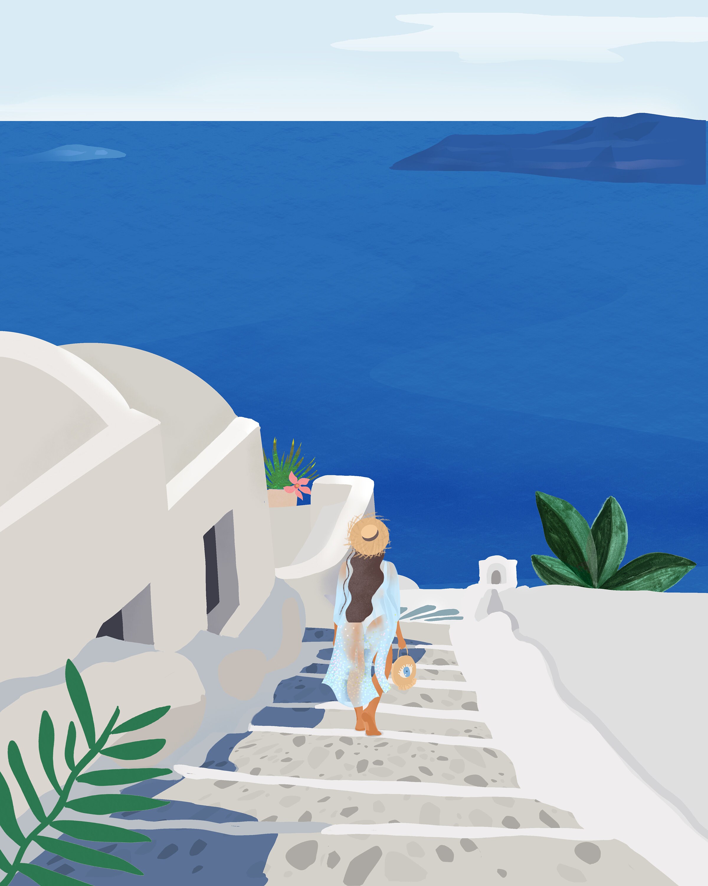PRINTABLE Ocean Wall Art Print Set of 2 Illustrations - Etsy