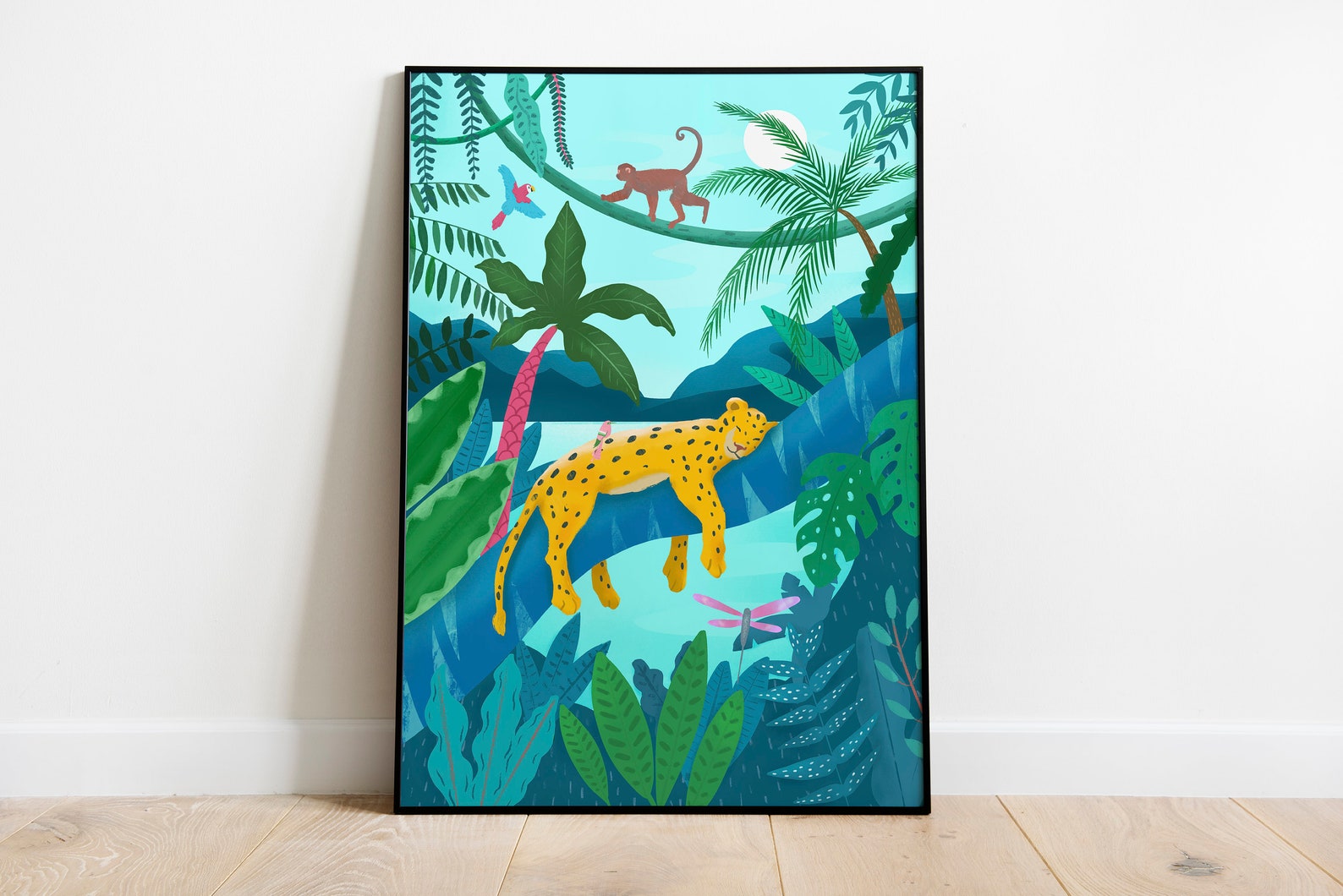 PRINTABLE Tropical Wall Art Print Set of 2 Botanical Etsy