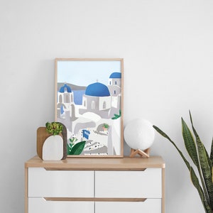 Konsttryck på Santorini: Grekisk ö-reseposter bild 7
