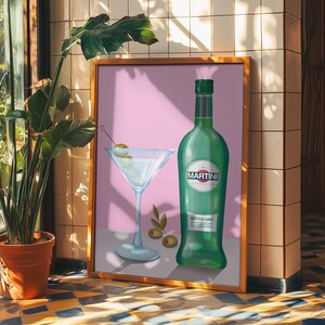 Cóctel imprimible, arte de pared de cocina, impresión de Alcohol, DESCARGA DIGITAL, arte de cocina