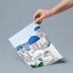 Konsttryck på Santorini: Grekisk ö-reseposter bild 9
