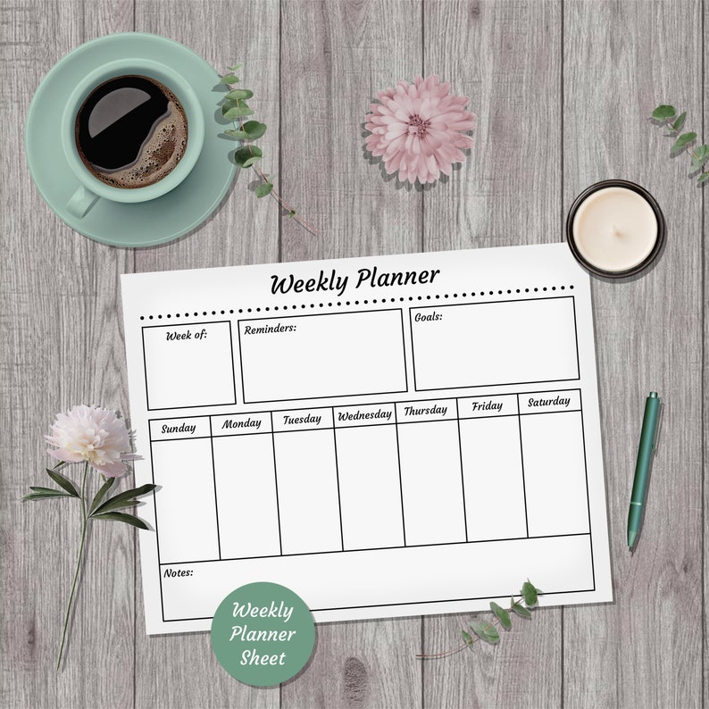 Digital File 2024 Calendar Year Months Monthly Weekly Daily