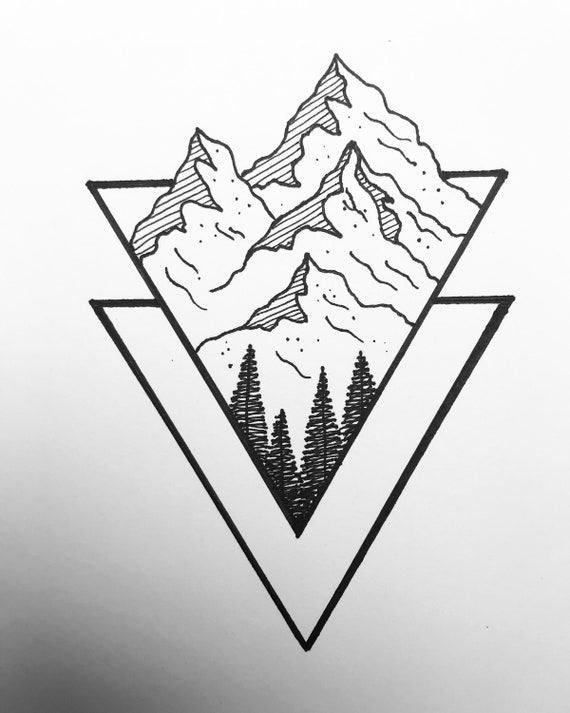 Free Free Geometric Mountain Svg 437 SVG PNG EPS DXF File