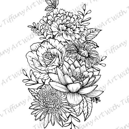 Beautiful Flower Tattoo Design Ideas For Women