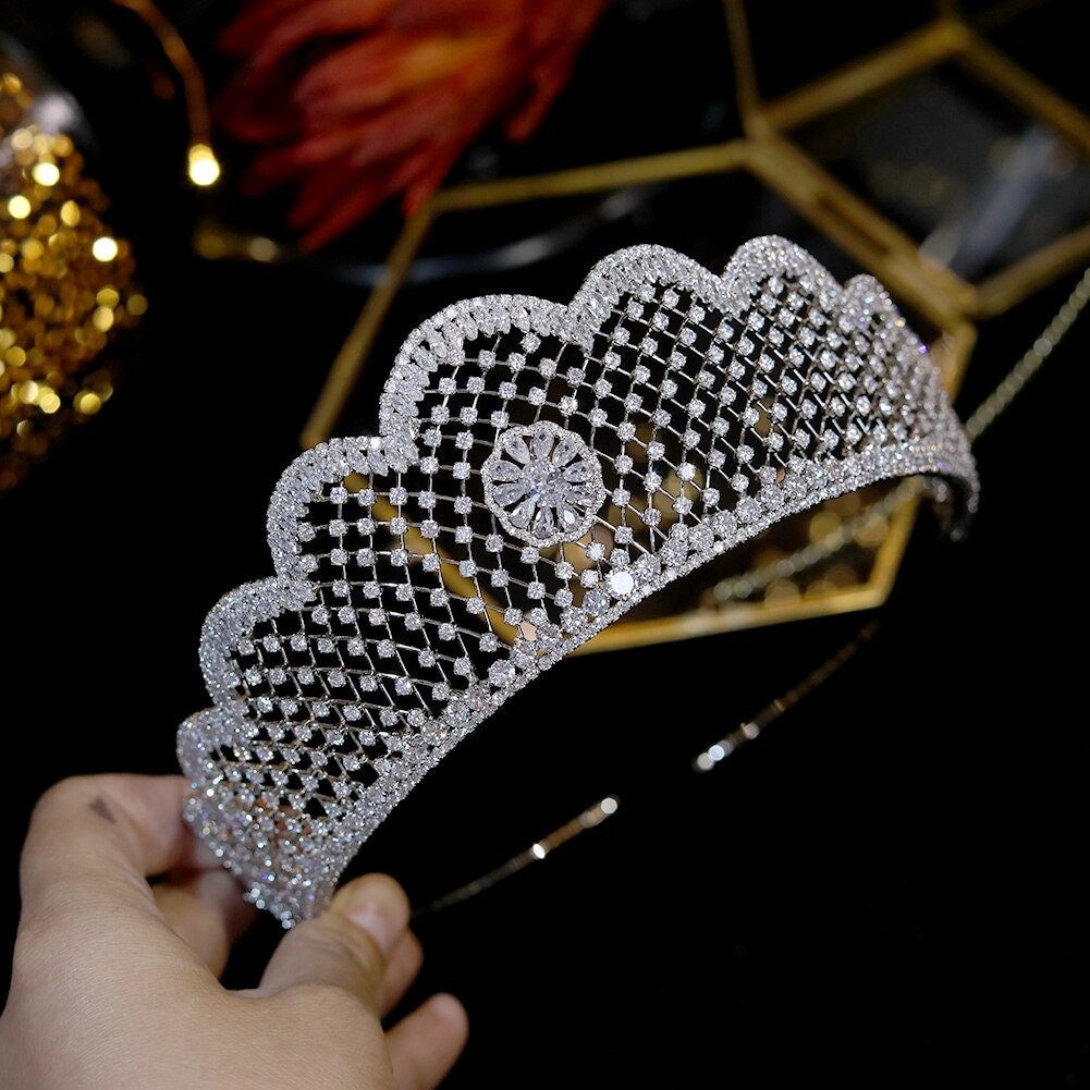 Royal Kokoshnik Tiara Replica Vintage Style CZ Regal Bridal Etsy