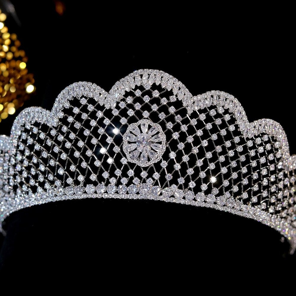 Royal Kokoshnik Tiara Replica Vintage Style CZ Regal Bridal Etsy