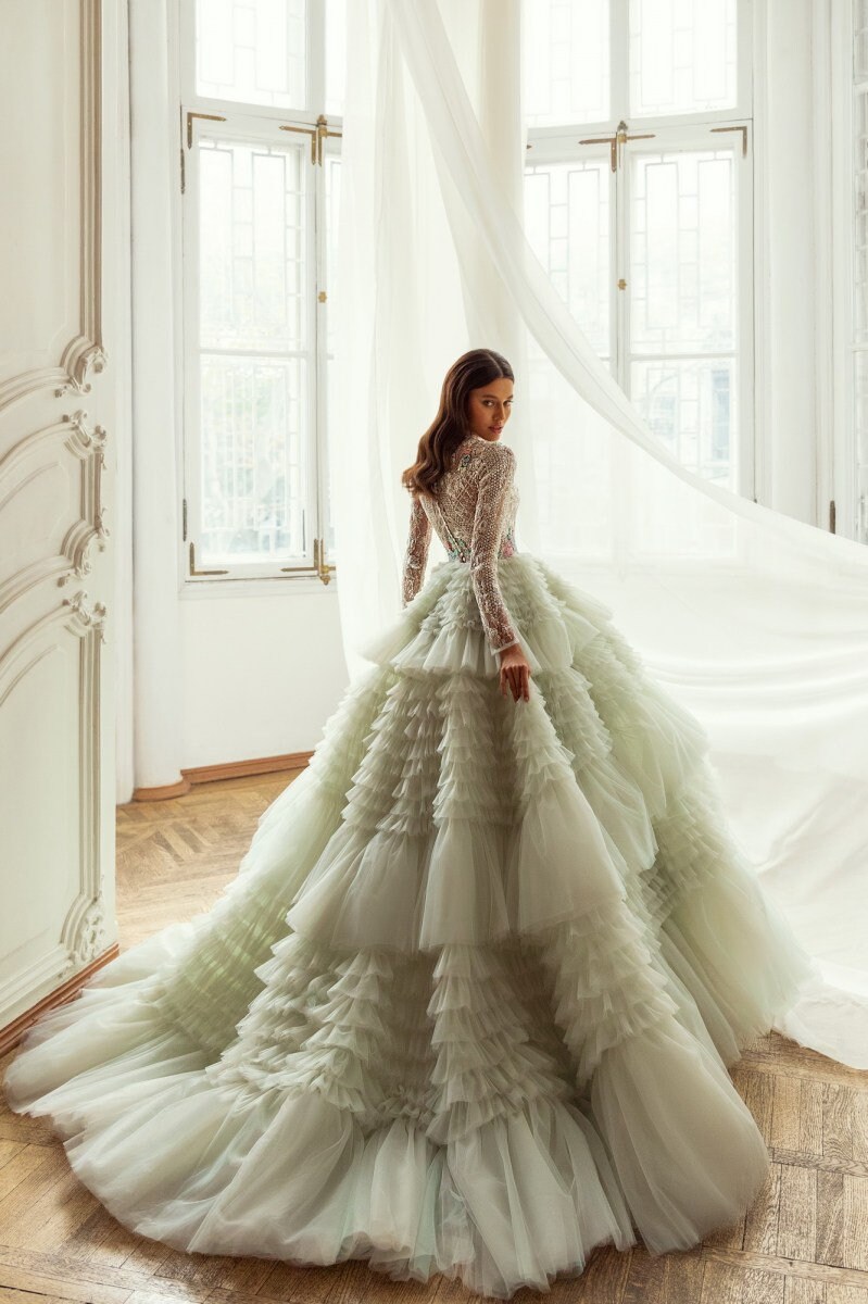 Long Sleeve Lace Wedding Dress - Etsy
