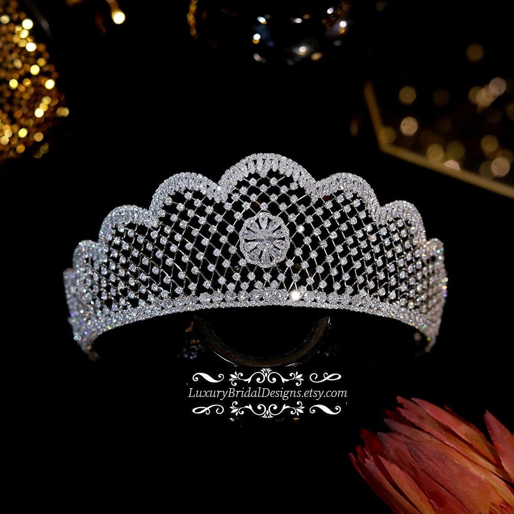 Royal Kokoshnik Tiara Replica Vintage Style CZ Regal Bridal Etsy