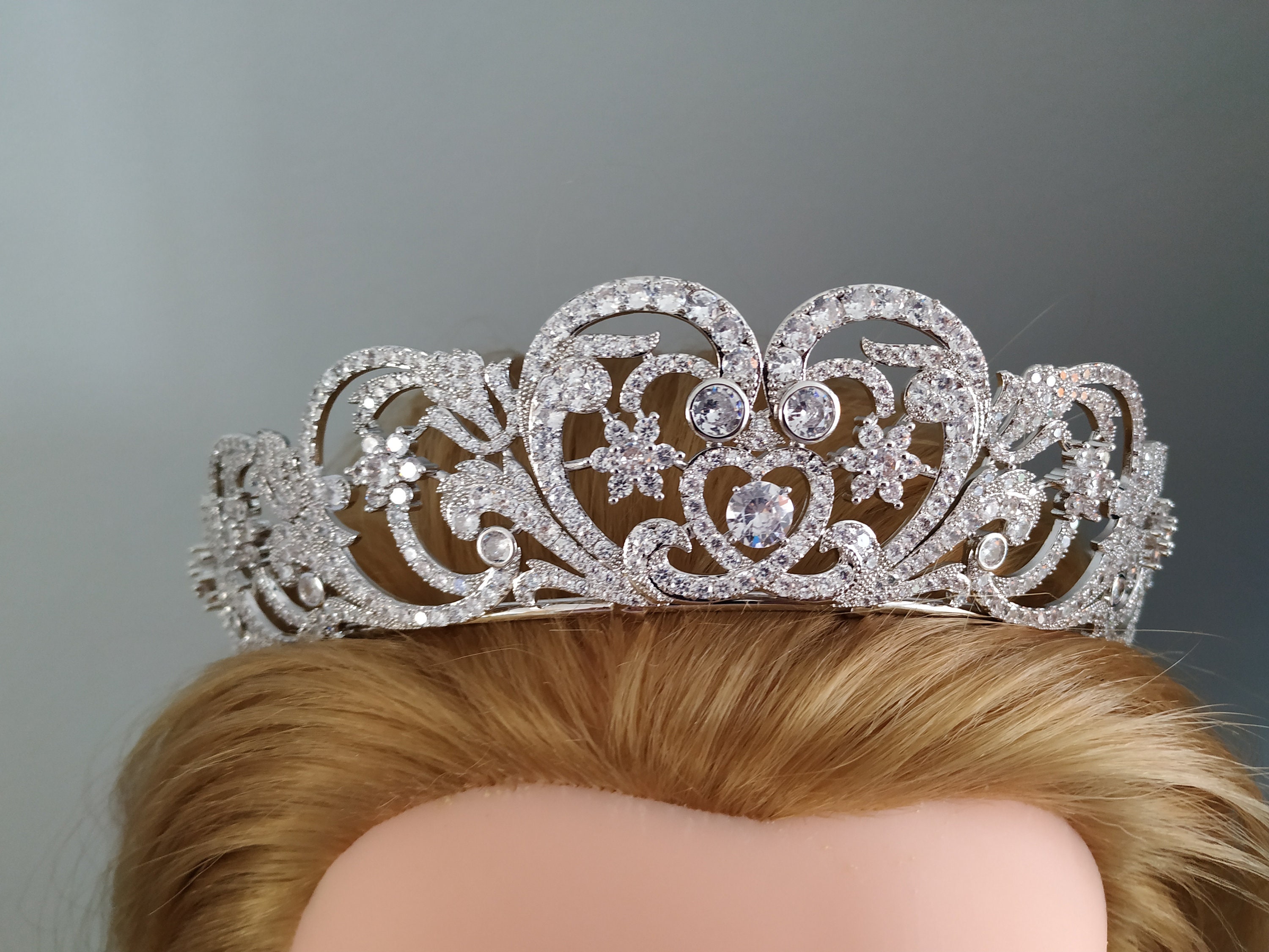 Princess Diana Spencer Wedding Tiara Replica Royal Wedding Etsy
