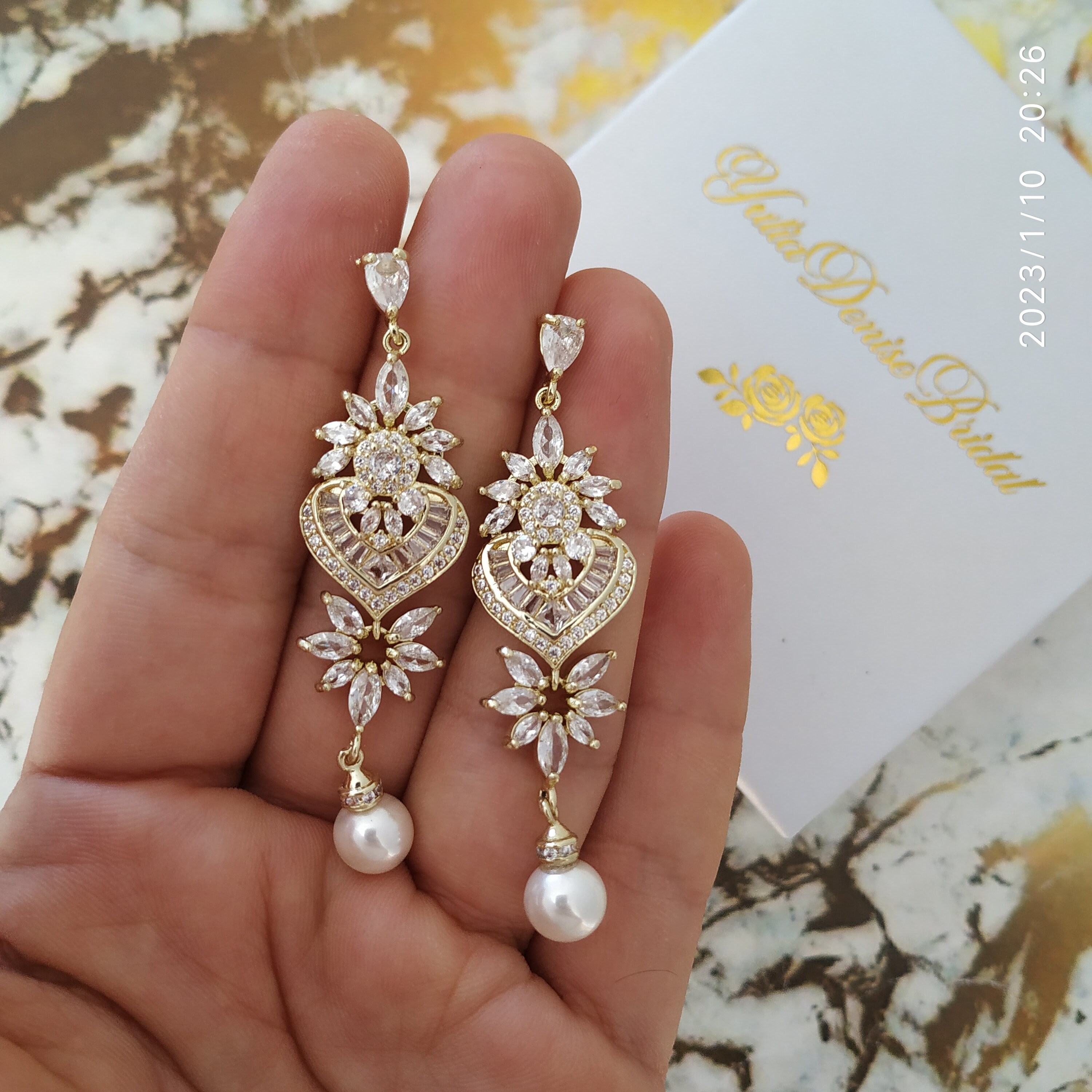 Chandelier bridal earrings swarovski sale