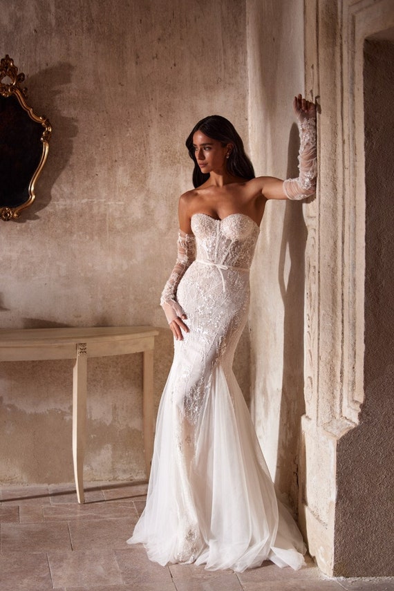 sexy mermaid wedding dresses