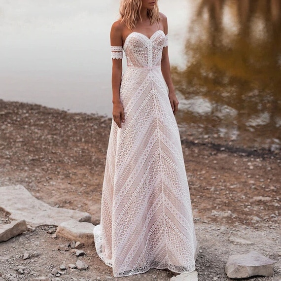 Hippie Boho Wedding Dress