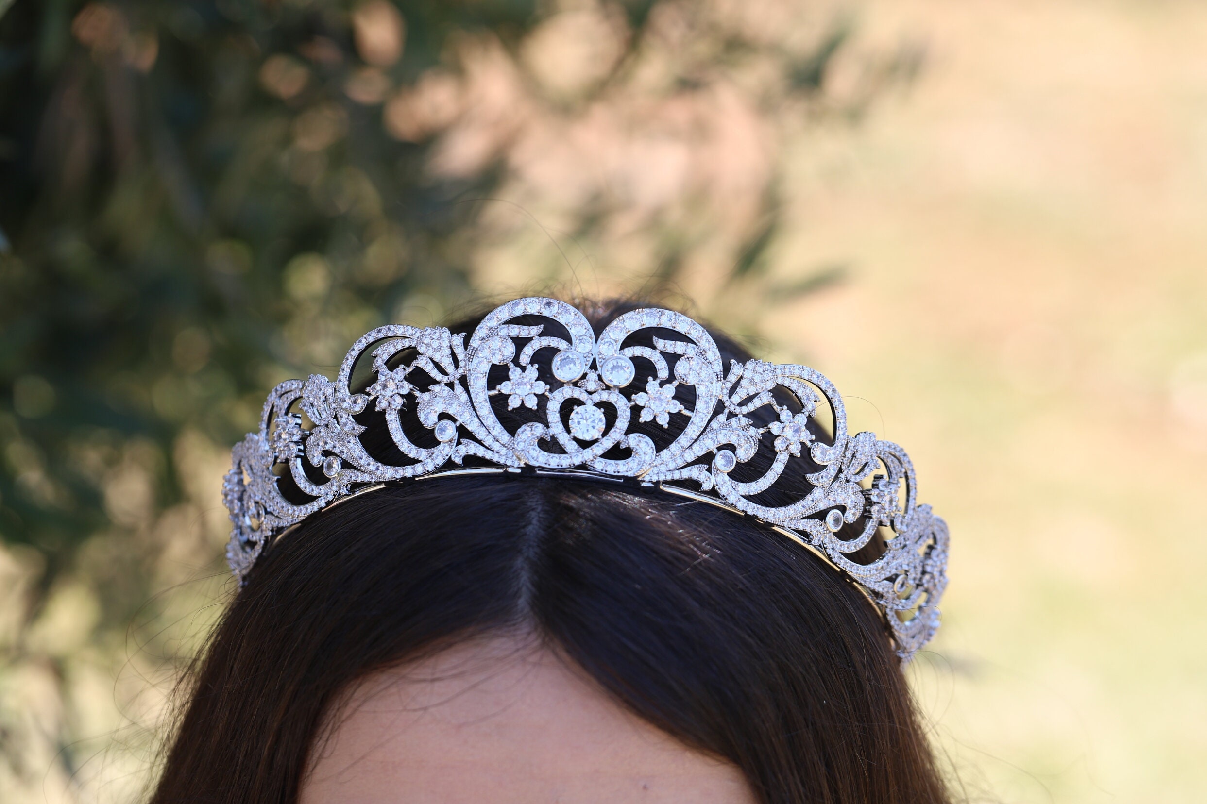 Princess Bridal Tiara Replica Retro Style Wedding Tiara Etsy