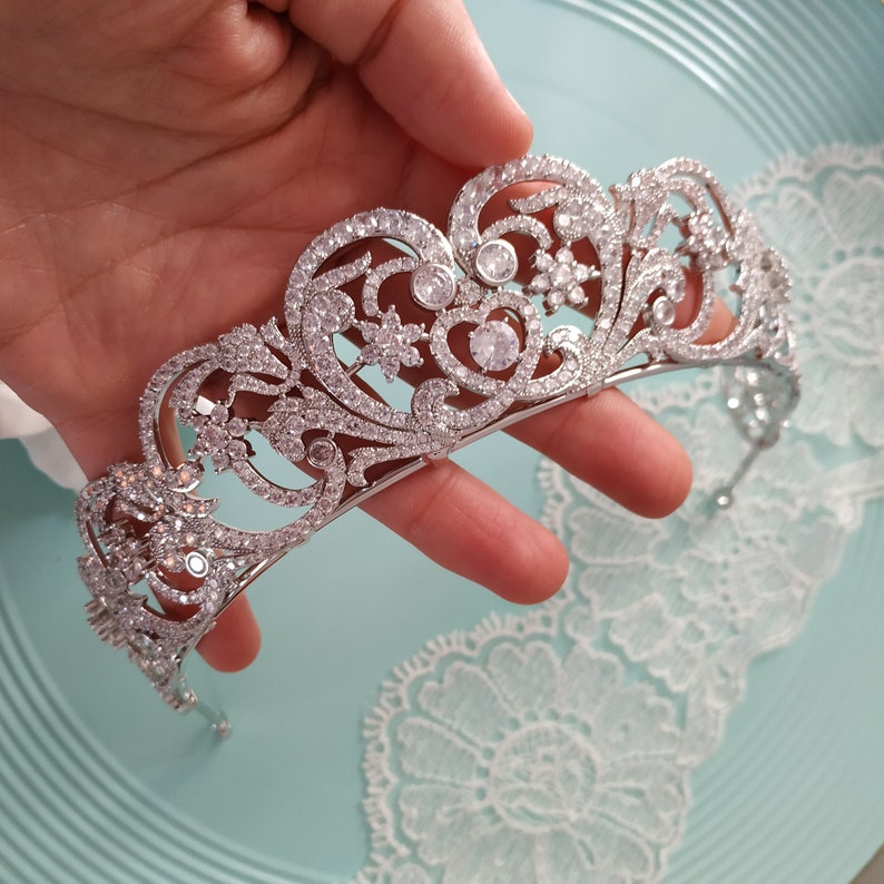 Diana Spencer Crowns Princess Tiara Replica Royal Wedding Etsy