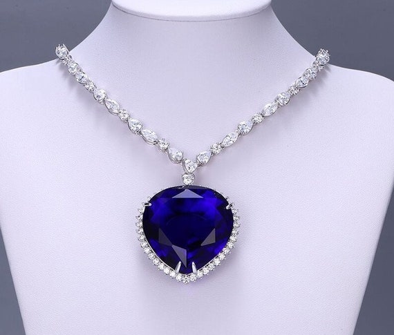 Titanic blue heart necklace sale