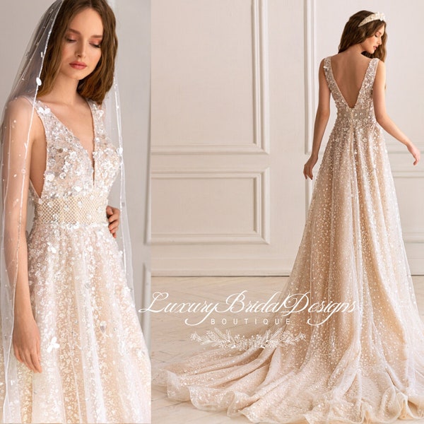 Pearl Wedding Dress - Etsy