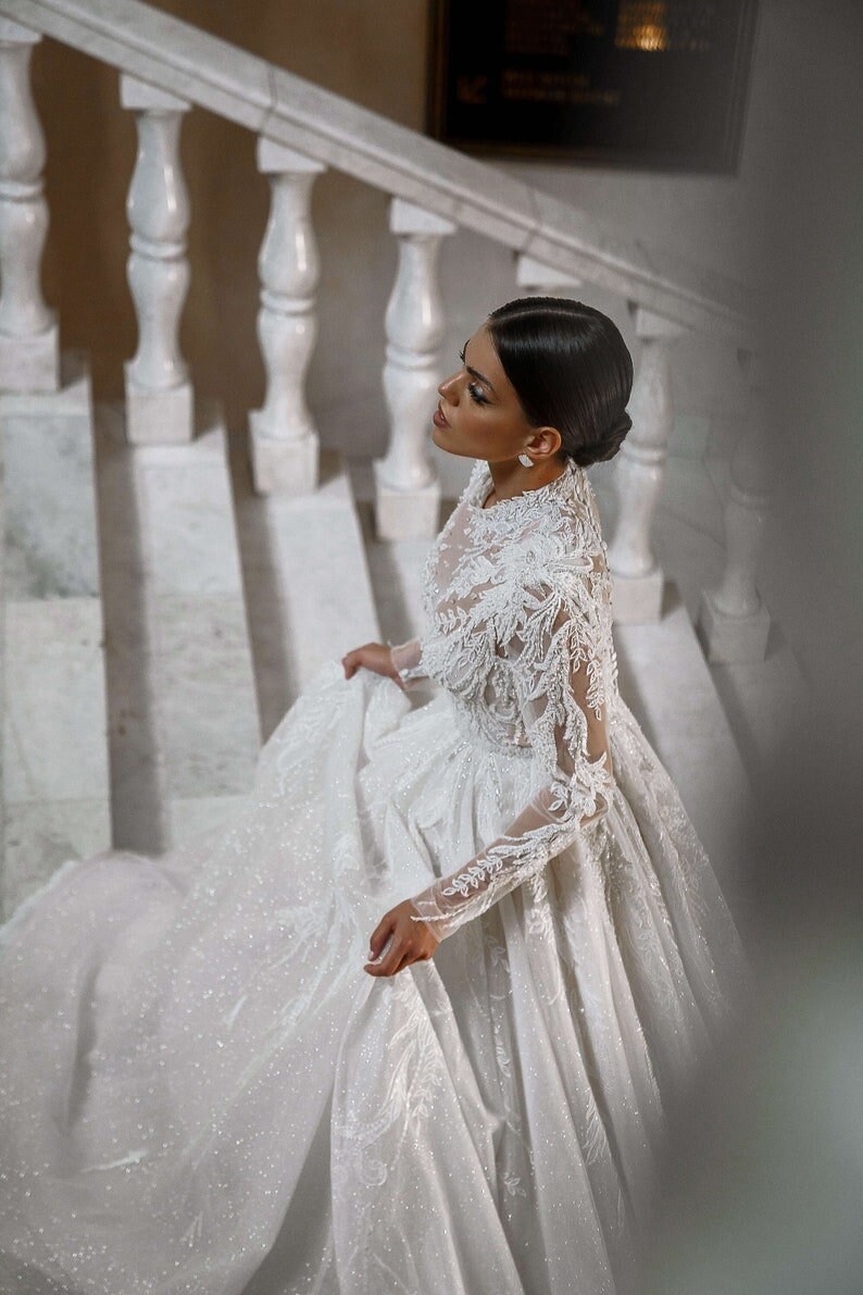 Muslim Wedding Dress - Etsy
